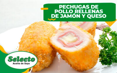 POLLO RELLENO DE JAMÓN Y QUESO