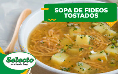 SOPA DE FIDEOS TOSTADOS