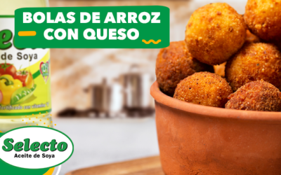 Bolas de arroz con queso