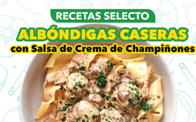 Albóndigas Caseras con Salsa de Crema de Champiñones