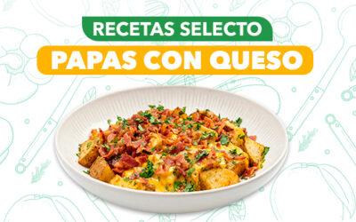 Papas Crujientes con Crema de Queso y Tocino